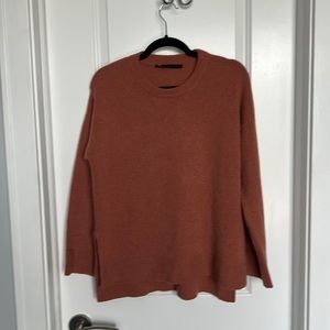 EUC Jenni Kayne cashmere boyfriend sweater - rose